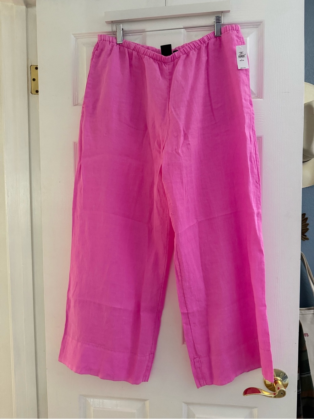 Gap linen blend easy wide leg pants